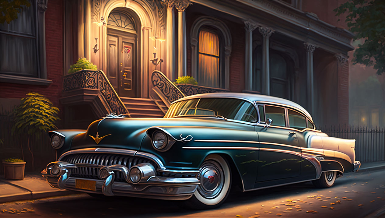 Ghost Detailing Metz Buick Roadmaster 1950 illustration article