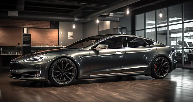 Ghost Detailing Metz Grafiklink Tesla Model S
