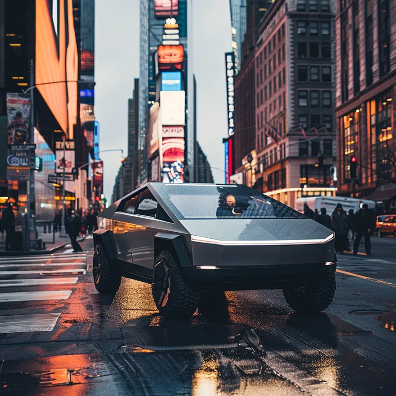 Image du Cybertruck de Tesla