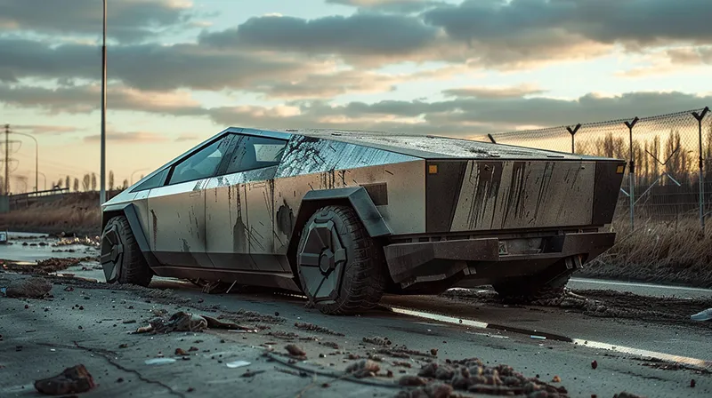 Image du Cybertruck de Tesla