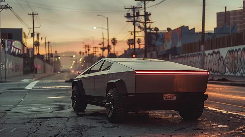 Image du Cybertruck de Tesla